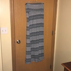 Black and white skirt